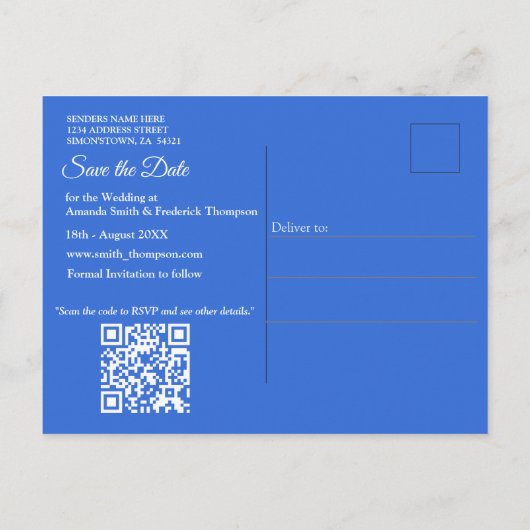 Spring Buttercup Blume Ankündigungspostkarte (Rückseite)