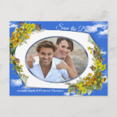 Spring Buttercup Blume Ankündigungspostkarte (Vorderseite)