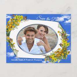 Spring Buttercup Blume Ankündigungspostkarte