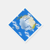 Spring Buttercup Blume Serviette (Ecke)