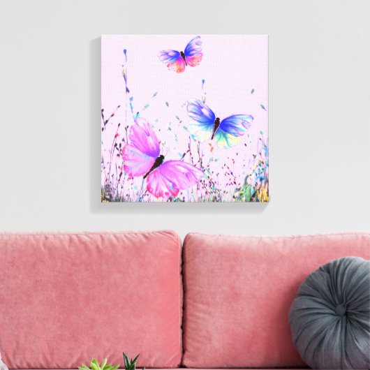 Spring Butterfells Canvas Print Leinwanddruck (Insitu (Wohnzimmer))