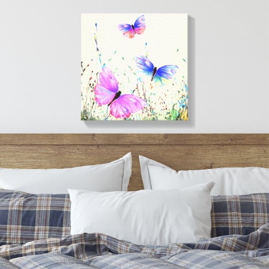 Spring Butterfells Leinwand (Insitu (Schlafzimmer))