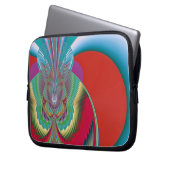 Spring Butterfly Abstrakte Kunst Laptopschutzhülle (Vorderseite Links)