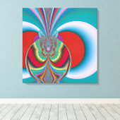 Spring Butterfly Abstrakte Kunst Leinwanddruck (Insitu (Holzboden))