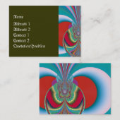 Spring Butterfly Abstrakte Kunst Visitenkarte (Vorne/Hinten)