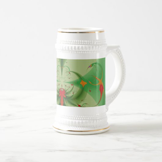 Spring Butterfly Bierglas (VorderseiteRechts)