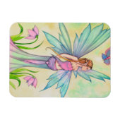 Spring Butterfly Faiasy Fantasy Art Magnet (Horizontal)