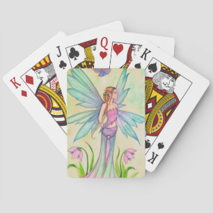Spring Butterfly Faiasy Fantasy Art Spielkarten
