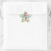 Spring Butterfly Faiasy Fantasy Art Stern-Aufkleber (Tasche)