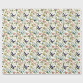 Spring Butterfly Garden Geschenkpapier (Flach)