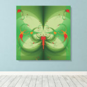 Spring Butterfly Leinwanddruck (Insitu (Holzboden))
