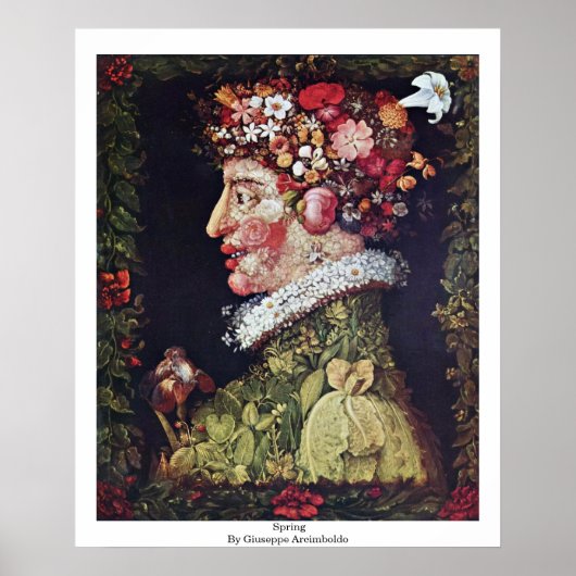 Spring By Giuseppe Arcimboldo Poster (Vorne)