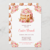 Spring Cake Easter Brunch Einladung (Vorne/Hinten)