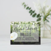 Spring Calla Lily Field Brautparty Einladung (Stehend Vorderseite)