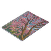 Spring Canopy - Blossom Tree & Blue Sky Malerei Notizblock (Linke Seite)