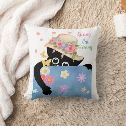 Spring Cat Dreams Kissen (Decke)