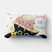 Spring Cat Dreams Lendenkissen (Vorderseite)