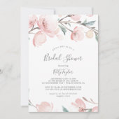 Spring Cherry Blossom Brautparty Einladung (Vorderseite)