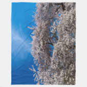 Spring Cherry Blossom Fleecedecke (Vorderseite)