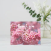 Spring Cherry Blossom Floral Sakura Danke (Stehend Vorderseite)