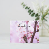 Spring Cherry Blossom Floral Sakura Danke (Stehend Vorderseite)