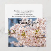 Spring Cherry Blossom Floral Sakura Danke (Vorne/Hinten)