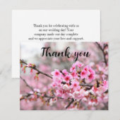 Spring Cherry Blossom Floral Sakura Danke (Vorne/Hinten)