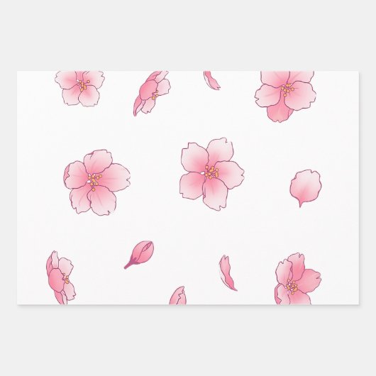 Spring Cherry Blossom Geschenkpapier Set (Vorderseite 2)