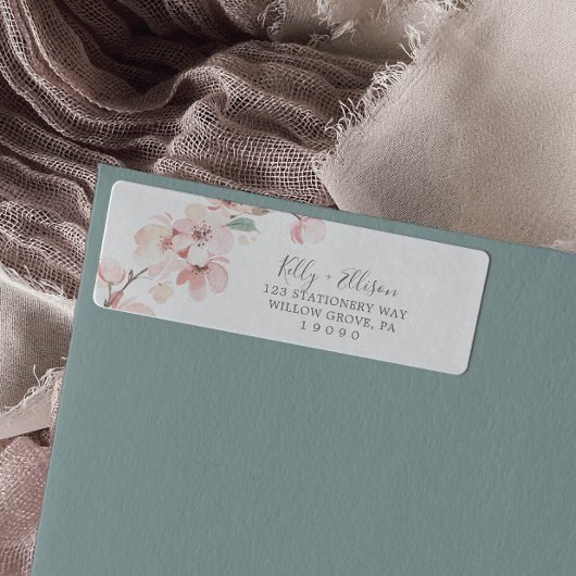 Spring Cherry Blossom Rücksendeadresse