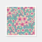 Spring Cherry blüht grün Case-Mate iPhone Cas Serviette (Vorderseite)