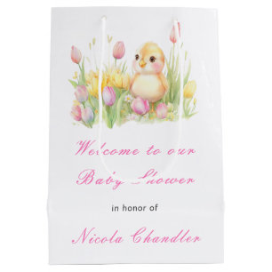 Spring Chick Baby Dusche Mittlere Geschenktüte