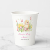 Spring Chick Baby Dusche Pappbecher (Vorderseite)