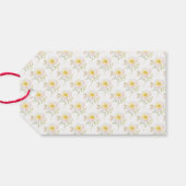 Spring Chick Floral Happy Oaster Geschenkanhänger (Rückseite Horizontal)