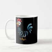 Spring Chicken Chicken On Go Stick Funny Chicken Kaffeetasse (Links)