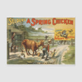 Spring Chicken Decoupage Seidenpapier (Vorderseite)