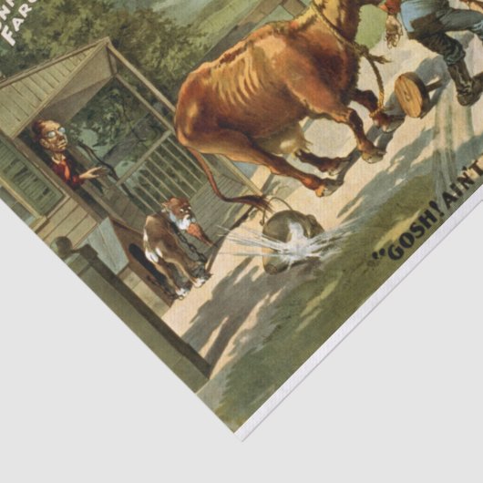 Spring Chicken Decoupage Seidenpapier (Ausschnitt)