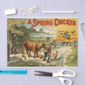 Spring Chicken Decoupage Seidenpapier (Handwerk)