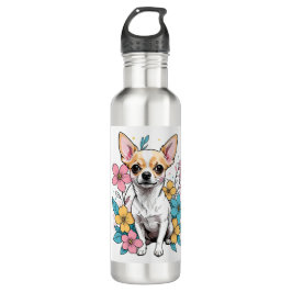 Spring Chihuahua Edelstahlflasche