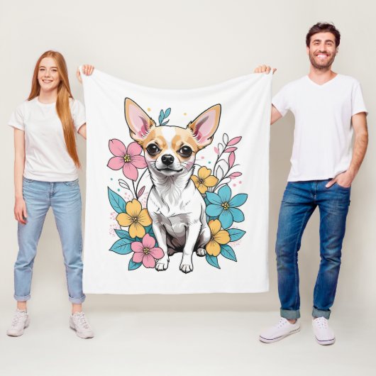 Spring Chihuahua Fleecedecke (Beispiel)