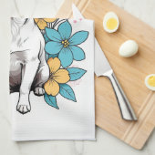 Spring Chihuahua Geschirrtuch (Viertel Falte)