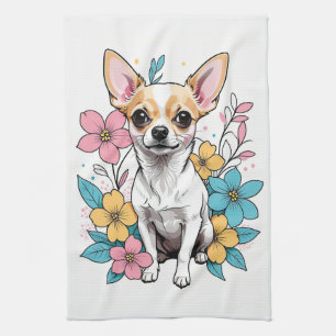 Spring Chihuahua Geschirrtuch