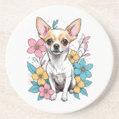 Spring Chihuahua Getränkeuntersetzer (Vorne)