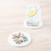 Spring Chihuahua Getränkeuntersetzer (Seite)