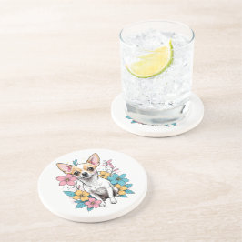 Spring Chihuahua Getränkeuntersetzer