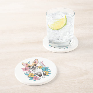 Spring Chihuahua Getränkeuntersetzer