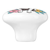 Spring Chihuahua Keramikknauf (Seitenansicht)