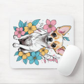 Spring Chihuahua Mousepad (Mit Mouse)