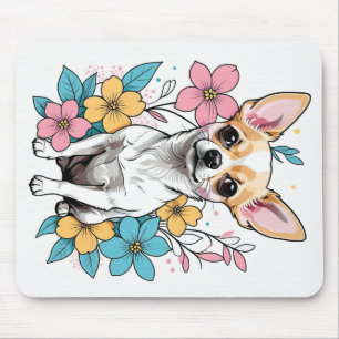 Spring Chihuahua Mousepad