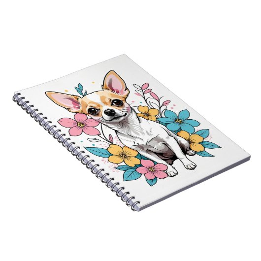 Spring Chihuahua Notizblock (Rechte Seite)