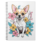 Spring Chihuahua Notizblock (Vorderseite)
